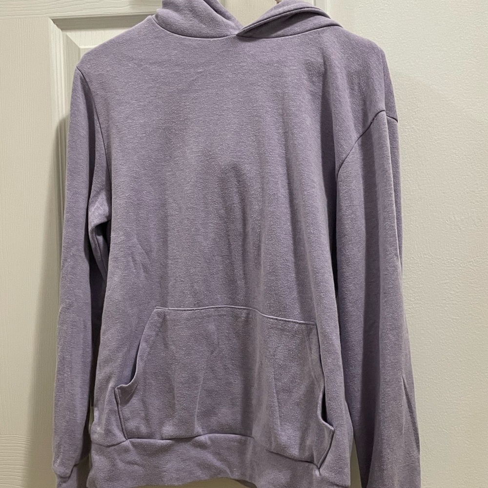 Large purple hoodie